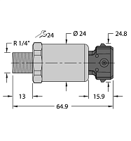 Датчик давления TURCK PT600R-2110-I2-AMP3J1