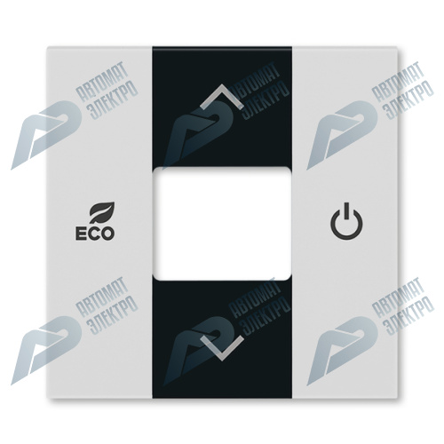 ABB EPJ Levit серый / белый Накладка для комнатного терморегул., f@h, серый