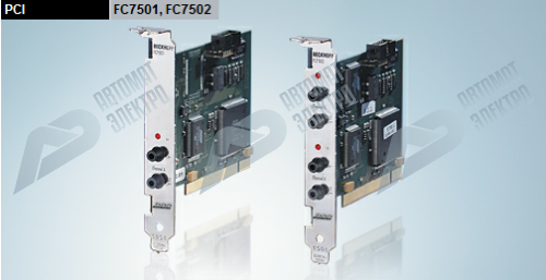 Beckhoff. Интерфейсная плата SERCOS Master PC, 1 канал, PCI-шина - FC7501 Beckhoff
