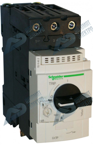 SE GV3 Автоматический выключатель с комбинированным расцепителем 50A только с 1-м блоком Everlink фото 4