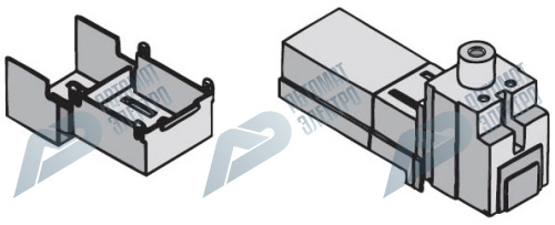 ABB OZXB2K Крышка клеммная 1комплект=3шт. фото 2