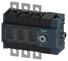 3KD3234-0NE40-0 SWITCH DISCONNECTOR 125A, SIZE 2, 3-POLE LATERAL DRIVE RIGHT BASIC UNIT WITHOUT HANDLE FLAT-TYPE TERMINAL INCL. PHASE BARRIERS