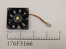 Верхний вентилятор IP20 постоянного тока 80x25 176F3166