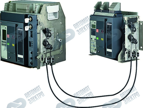 SE Masterpact NT Механическая взаимоблокировка стержнями 2-х выкатных выключателей фото 4