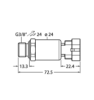 Датчик давления TURCK PT600R-2145-I2-AMPS1.5