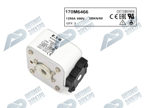 Предохранитель 1250A 690VAC заподлицо 181B4201