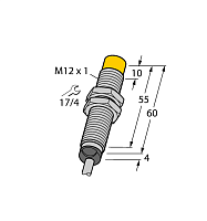 Индуктивный датчик TURCK NI5-M12-LIU
