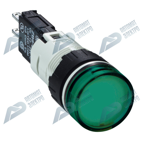 SE XB6 Лампа сигнальная зелёная светодиодная 24В АС/DC, круглая