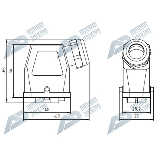3RK1911-2BE30 5 CONTACT SOCKETS 6MM2 CONNECTOR SET POWER SUPPLY F. CONNECTION TO MS, RSM OF ET 200PRO W. SLEEVE HOUSING ANGLED OUTLET SOCKET INSERT HAN Q4/2 INCL. SCREW FITTING