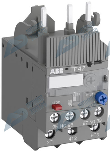 ABB TF42-0.74 (0,55 - 0,74 A) Тепловое реле перегрузки для контакторов AF09-AF38
