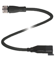 Соединительный кабель Pepperl Fuchs V11-G-BK0,15M-PUR-O1-DT3P-G
