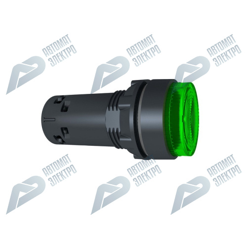 SE XB7 Кнопка 22мм 230В зеленая с подсветкой фото 2