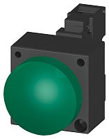 3SB3204-6BA40 КОМПЛЕКТНОЕ УСТРОЙСТВО КРУГЛОЕ ИНДИКАТОР С КОНЦЕНТРИЧЕСКИМИ КОЛЬЦАМИ ДЕРЖАТЕЛЬ ЛАМПЫ BA9S БЕЗ ЛАМПЫ ЗЕЛЕНЫЙ С ДЕРЖАТЕЛЕМ