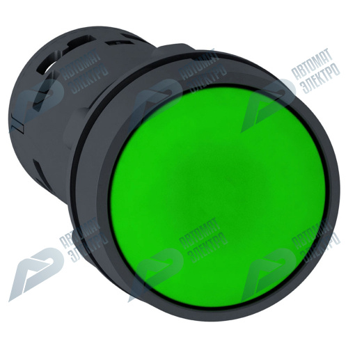 SE XB7 Кнопка 22мм зеленая с фиксацией 1НО фото 2