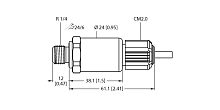 Датчик давления TURCK PT40R-2004-I2-CM2.0/O