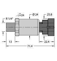Датчик давления TURCK PT600R-2110-I2-AMPS1.5