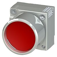 3SB3500-0AA22 ИСПОЛНИТЕЛЬНЫЙ ЭЛЕМЕНТ КНОПКА С ВЫСТУПАЮЩИМ ФРОНТАЛЬНЫМ ЗУБЧАТЫМ КОЛЬЦОМ, МЕТАЛЛИЧ.