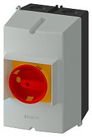 3RV1923-1GA01 ЛИТОЙ АЛЮМИНИЕВЫЙ КОРПУС IP 65 ШИРИНА УСТАНОВКИ 72 MM, PE-КЛЕММА С ПОВОРОТНЫЙ ПРИВОД ЖЕЛТАЯ /КРАСНАЯ ДЛЯ ВЫКЛЮЧАТЕЛЕЙ РАЗМ. S0
