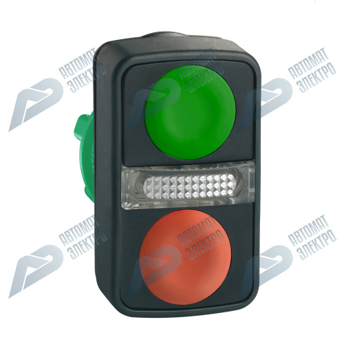 SE XB5 Головка кнопки двойная без маркировки + LED ZB5AW7A3740 фото 8