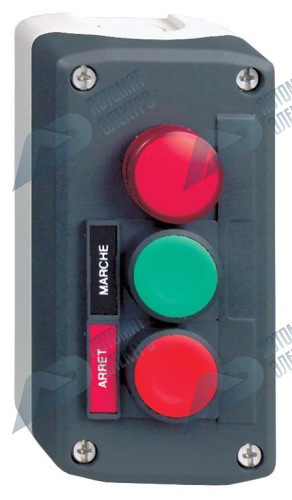 SE Пост кнопочный с 2 кнопками с возвратом фото 4
