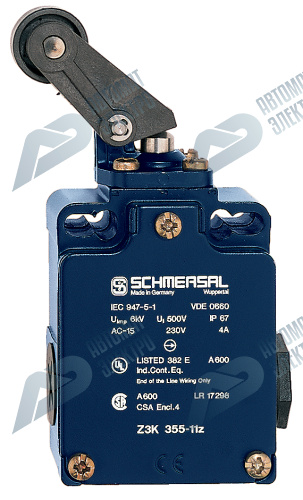 Kонцевой выключатель безопасности Schmersal Z3K 355-02Z