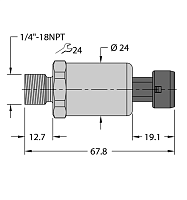 Датчик давления TURCK PT600R-2103-I2-MP11