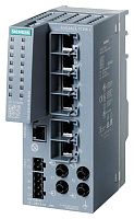 6GK5206-2BB00-2AC2 SCALANCE XC206-2 MANAGEABLE LAYER 2 IE-SWITCH; 6X 10/100 MBIT/S RJ45 PORTS; 2X 100 MBIT/S ST/BFOC-PORTS; 1X CONSOLE PORT; DIAGNOSITICS-LED; RREDUNDANT POWER SUPPLY; TEMP RANGE -40°C UP TO +70°C; MOUNTING WALL/ DINRAIL, S7 DINRAIL C-PLUG