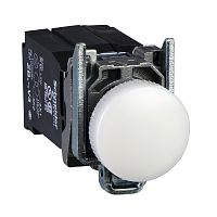 SE XB4 Лампа сигнальная белая 22мм LED, встроенный трансформатор, 400В