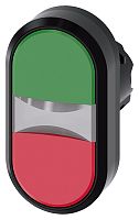 3SU1000-3AB42-0AA0-ZY19 АКТУАТОР ДВОЙНОЙ КНОПКИ, 22MM, КРУГЛ., ПЛАСТИК, КНОПКА ЗЕЛЁНАЯ, КНОПКА КРАСНАЯ ПЛОСКАЯS, С ГРАВИРОВКОЙ ЛАЗЕРОМ, КАСТОМИЗИРОВАННАЯ МАРКИРОВКА ИЛИ ГРАФИЧЕСКИЕ СИМВОЛЫ В СООТВЕТСТВИИ С ВЫБОРОМ В КОНФИГУРАТОРЕ SIRIUS ACT (CIN)