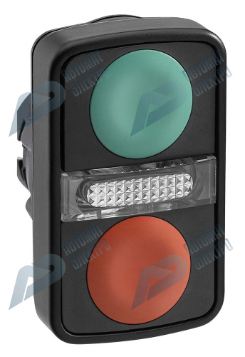 SE XB5 Головка кнопки двойная без маркировки + LED ZB5AW7A3740 фото 9