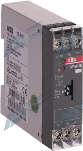 ABB CT-AHE Реле времени (задержка на выкл) 220-240V AC 0,1-10сек.