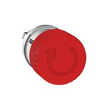 SE XB4 Кнопка аварийного останова 22мм, красная с поворотом