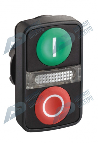 SE XB5 Головка кнопки двойная с маркировкой, с подсветкой фото 4