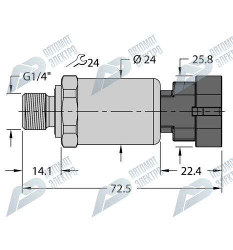 Датчик давления TURCK PT600R-2104-I2-AMPS1.5