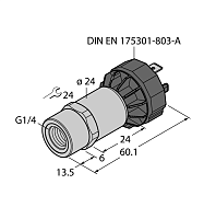 Датчик давления TURCK PT16R-1001-I2-DA91/X