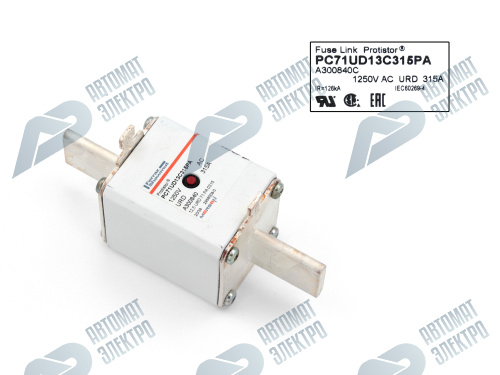 Предохранитель 315A 1300VAC 181B4231 Предохранитель 315A 1300VAC 181B4231