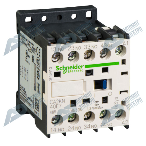 SE Auxiliary contactors Промежуточное реле 4НО, цепь управления 48В 50/60Гц, винтовой зажим фото 10