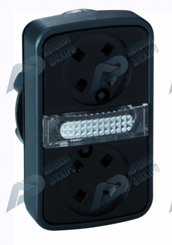 SE XB4 Головка кнопки двойная без вставок + LED ZB4BW7A9