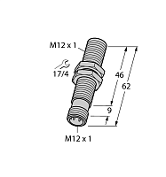 Индуктивный датчик TURCK BI4-M12-LIU-H1141