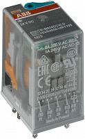 ABB Реле Steckbares Interface-Relais A1-A2=24VDC, 4We 250V/6A, Diode, LED