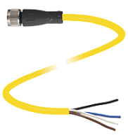 Соединительный кабель Pepperl Fuchs V1B-G-YE0,5M-PVC-U