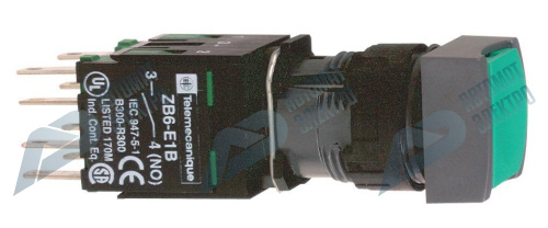 SE Кнопка 16мм, с возвратом, зеленая (XB6CA35B) фото 5