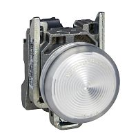 SE XB4 Лампа сигнальная белая 22мм с подсветкой