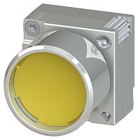 3SB3500-0AA32 ИСПОЛНИТЕЛЬНЫЙ ЭЛЕМЕНТ КНОПКА С ВЫСТУПАЮЩИМ ФРОНТАЛЬНЫМ КОЛЬЦОМ ЖЕЛТАЯ, МЕТАЛЛИЧ.