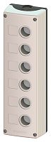 3SB3806-0AA3 ПУСТОЙ КОРПУС 6 КОМАНДНЫХ ТОЧЕК СЕРАЯ КРЫШКА