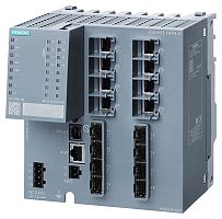 6GK5408-8GS00-2AM2 Управляемый коммутатор 3 уровня SCALANCE XM408-8C (модульный). 8 портов 10/100/1000 Мбит / с RJ45, 8 X 100/1000 Мбит / с SFP, Содержит 8 комбо-портов, П Возможность расширения до 24 портов (Электр. или оптичю,) с KEY PLUG