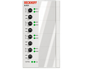 Beckhoff. 4 x 2-канальный модуль цифрового выхода, 24 В постоянного тока, 0,5 A, руководство по эксплуатации - KL8524 Beckhoff