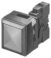 3SB3301-0AA11 КОМПЛЕКТНОЕ УСТРОЙСТВО, КВАДРАТНАЯ КНОПКА ПЛОСКАЯ 1НО + 1НЗ, ЧЕРНАЯ