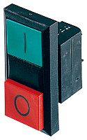 3SB3100-8CC31 ПЕРЕКЛЮЧАТЕЛЬ ВКЛ/ВЫКЛ КНОПКА С ДЕРЖАТЕЛЕМ, БЕЗ ПОДСВЕТКИ, БЕЛАЯ -ЧЕРНАЯ, ВЫСТУПАЮЩИЕ КНОПКИ