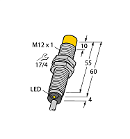 Индуктивный датчик TURCK NI4-M12-AZ31X